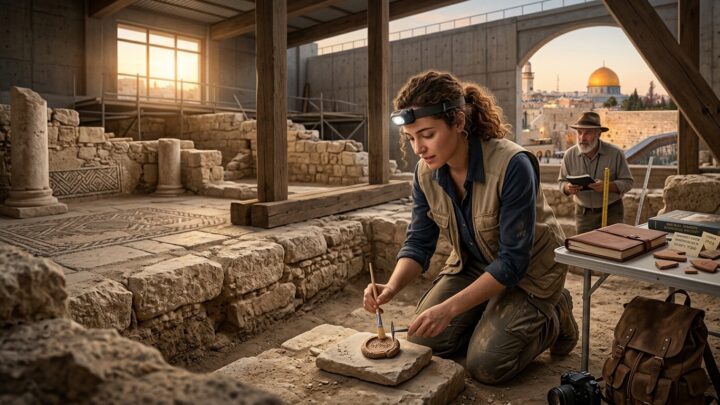 Scoperte storiche di archeologia biblica: un'archeologa analizza un reperto a Gerusalemme per confermare la storicità dei Vangeli